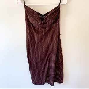 Strapless Charlotte Russe Polka Dot Dress